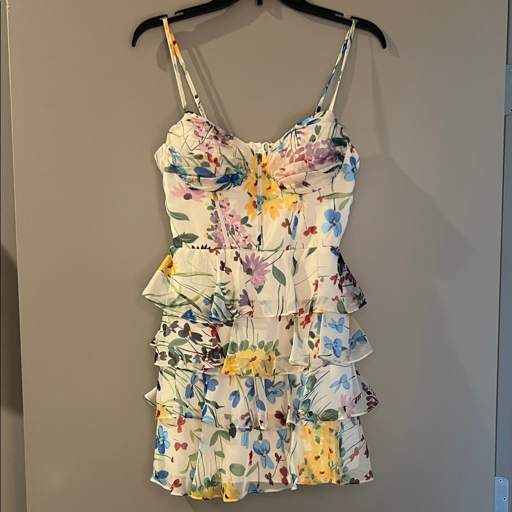 Macy's Floral Mini Dress - Multicolor